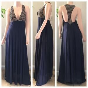 The Jetset Dairies Sequin Racerback Maxi Dress Size S